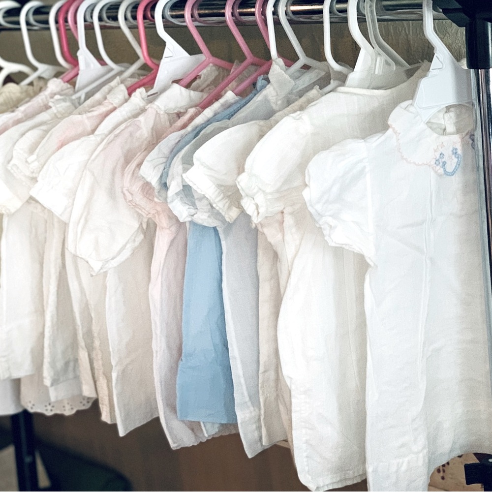 Vintage baby clothes - hand made / hand made in Philippines 1950’s 6-12 month.